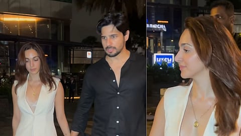 Kiara Advani and Sidharth Malhotra (L); Kiara (R)