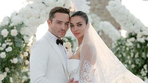  Ed Westwick and Amy Jackson