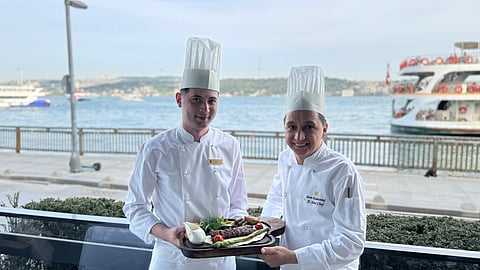 Chef Hayrullah Goksu and chef Emre Çatal 