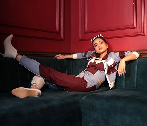 Swastika Dutta in an outfit by Dag Dai