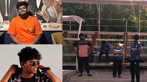 Kavin (Top left), Barath, and a snap from the rehearsals