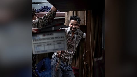 Raghav Juyal in a bts glipmse shared on his social media