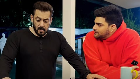 Salman Khan (L), Ayaan Agnihotri (R)