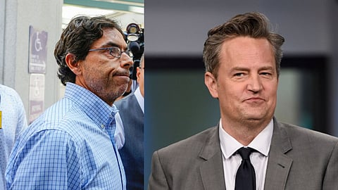 Mark Chavez (L); Matthew Perry (R)