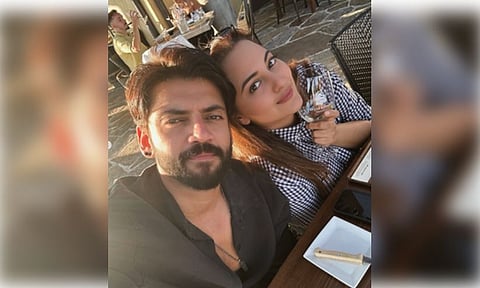 Zaheer Iqbal and Sonakshi Sinha in New York