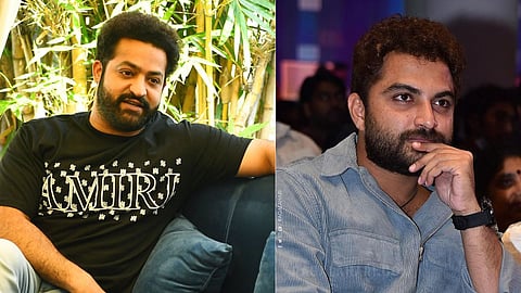 Jr NTR (L); Vishwak Sen (R)