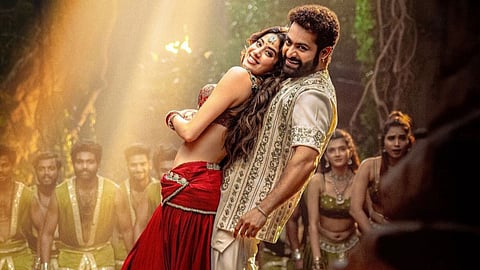 Janhvi Kapoor and Jr. NTR in Daavudi