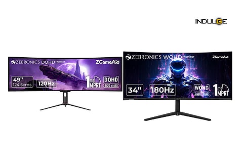 Zebronics Unveils New Line of Curved Monitors
