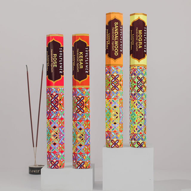 Soulflower’s Luxury Incense Sticks — handcrafted agarbatti