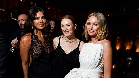 Priyanka Chopra with Julianne Moore, Naomi Watts