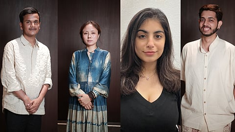 Saurabh Maurya, Padma Saldon, Sakshi Vijay Punyani & Ananya Arora (L-R)