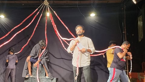 A scene from the play