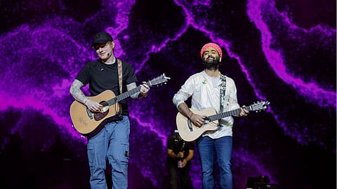 In frame: Ed Sheeran and Arijit Singh