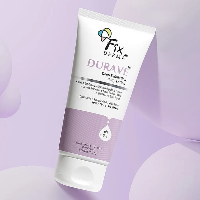Fixderma’s Durave Deep Exfoliating Body Lotion