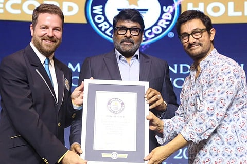 In Frame: Richard Stenning, K. Chiranjeevi and Aamir Khan