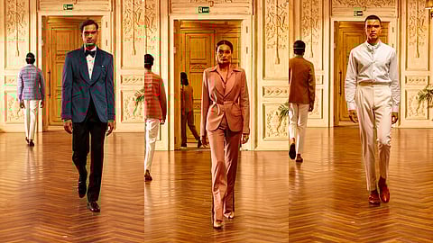 Collection 'Sartorial Festive', from the house of this Mumbai-based label, presents chic understated elegance