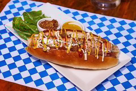 In Frame: Smoked chicken hotdog