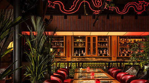 Interiors of Siren Cocktail Bar