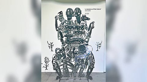 Sculptures at the exhibition