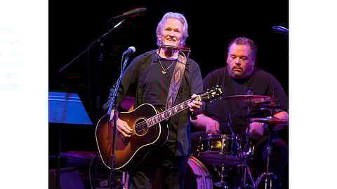 FILE - Kris Kristofferson performs in concert at The American Music Theatre, April 12, 2019, in Lancaster, PA