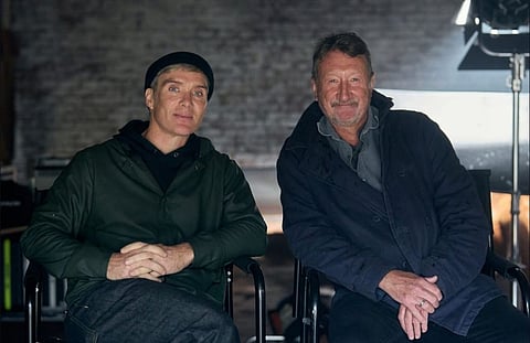 Cillian Murphy (L) and Steven Knight (R)
