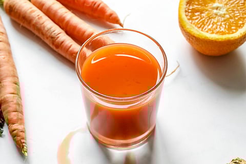 Health benefits of drinking carrot juice in the morning