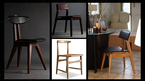 Minimalistic chairs from PortsideCafé