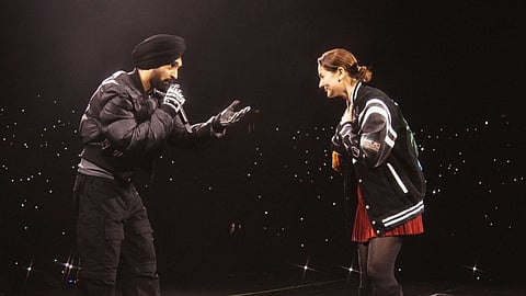 Diljit Dosanjh and Hania Aamir