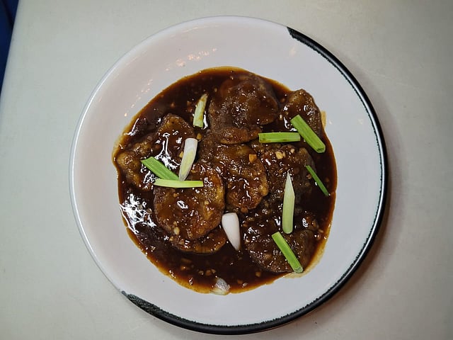 Stir fried eggplant in Yuxiang sauce