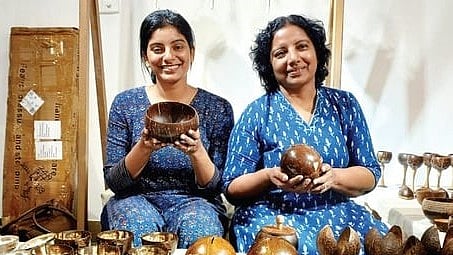 Maria Kuriakose with her mother