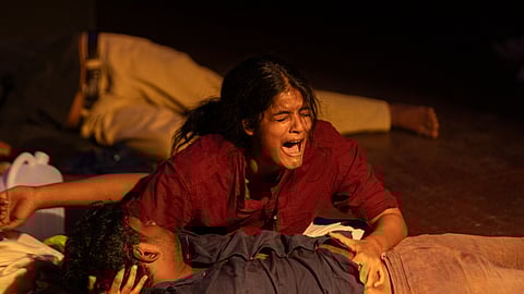 A scene from the play