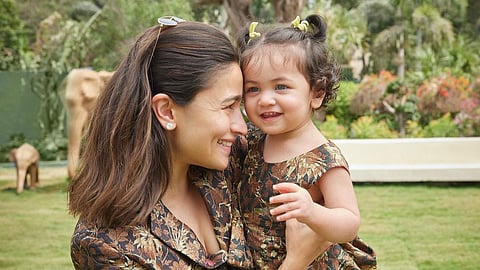 Alia Bhatt with Raha