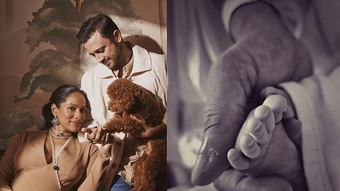 Masaba Gupta and Satyadeep Mishra (L)