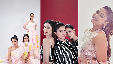 Ensembles from the newest label on the block (L and C); Priya Atlee(Right) 