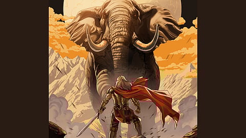 Cover of the graphic novel, Alexander Immortal