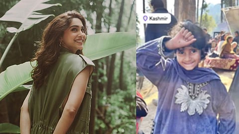 Sharvari (L); the Kashmiri girl (R)