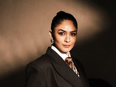 Mrunal Thakur exudes boss lady vibe in a stunning double-breasted jacket