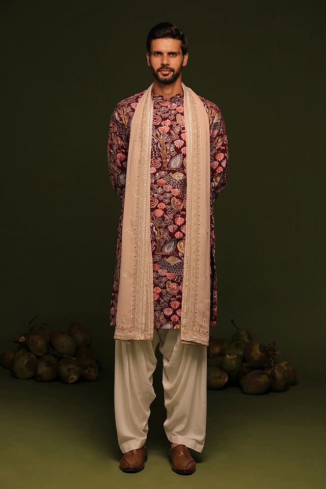 Kalpraag’s Mahipal Multi Kurta Patiyala Set