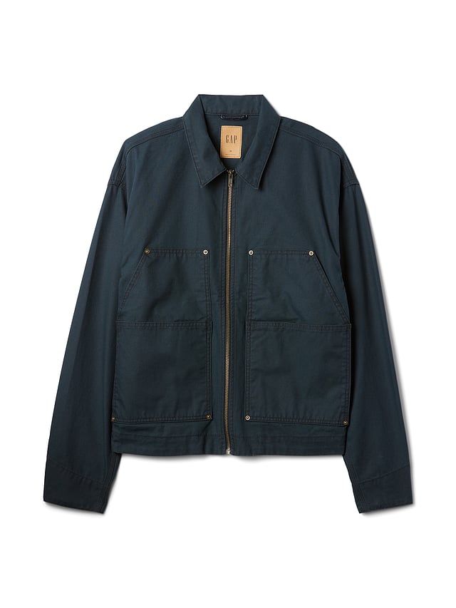 GAP Canvas Carpenter Zip Jacket