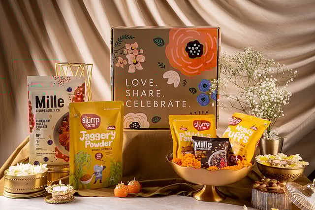 Festive Celebration Box from Mille and Slurrp Farm