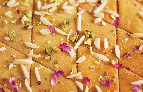 Surprise your guests this festive season with a no-hassle ‘nutty’ Pistachio Baklava cake recipe