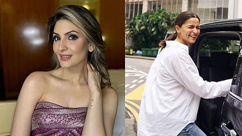 Riddhima Kapoor (L);  Alia Bhatt (R)