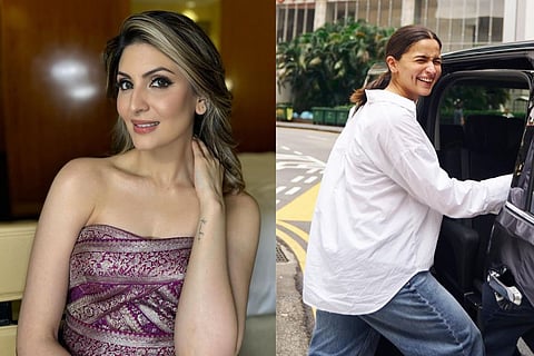 Suriya (L); Lakshmi Sivakumar (R)