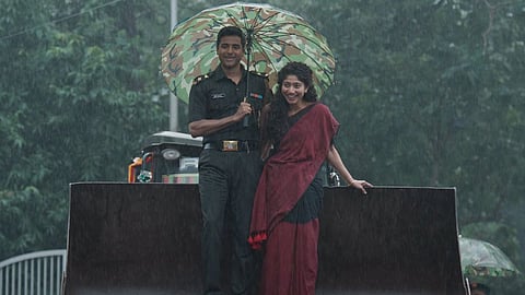 Sivakarthikeyan and Sai Pallavi in Amaran