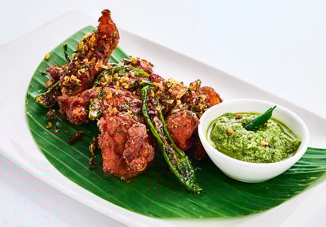 Madras Fried chicken at ITC Grand Chola