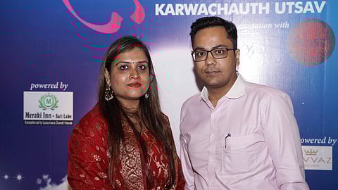 Glimpses from the Karwa Chauth celebrations at Roots in Kolkata