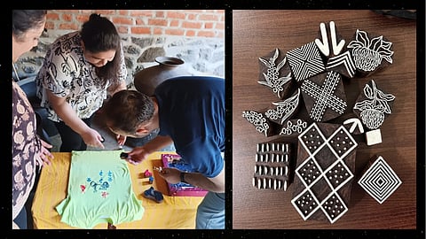 Experience Australian Indigenous Art: Block-printing workshop in Chennai
