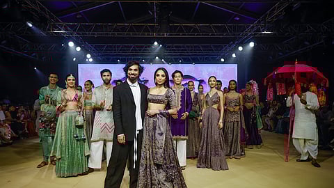 Punit with Sobhita on the runway
