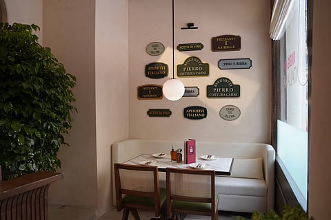 A glimpse of the interior 