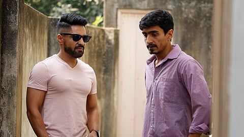 Gourab and Anindya in a still from the film